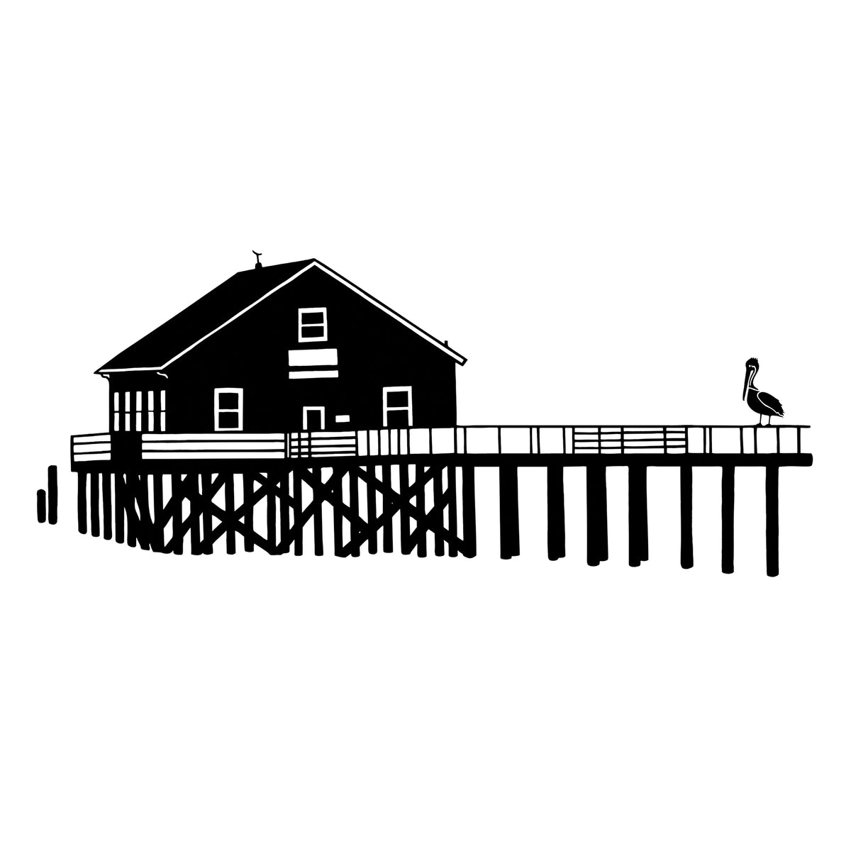 Landscape Series Boathouse Salty Raven