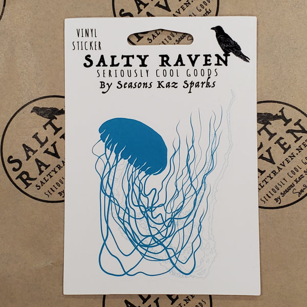 Reach Up Jellyfish HVS Vinyl Peel Away Sticker