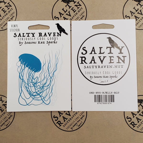 Reach Up Jellyfish HVS Vinyl Peel Away Sticker