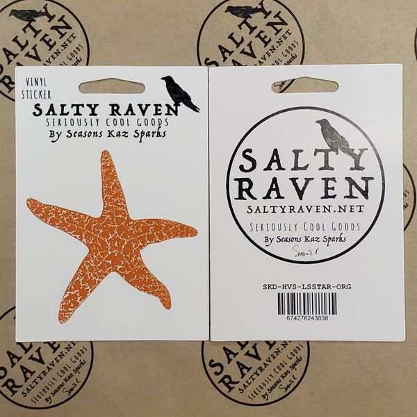 Leaping Seastar HVS Vinyl Peel Away Sticker
