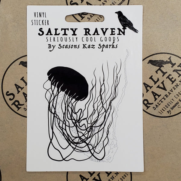 Reach Up Jellyfish HVS Vinyl Peel Away Sticker