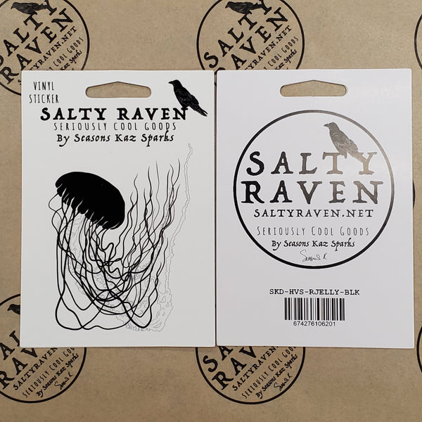 Reach Up Jellyfish HVS Vinyl Peel Away Sticker