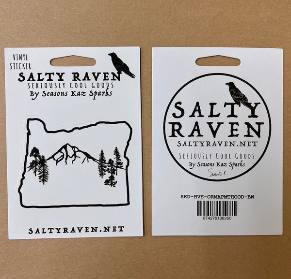 Mt Hood Oregon “Limited Edition” HVS Vinyl Peel Away Sticker