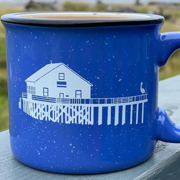 Boathouse Buddy *Limited Edition* Blue 15oz Ceramic Campfire Mug