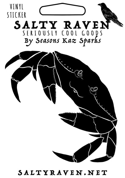 Crabby "Crab" HVS Vinyl Peel Away Sticker