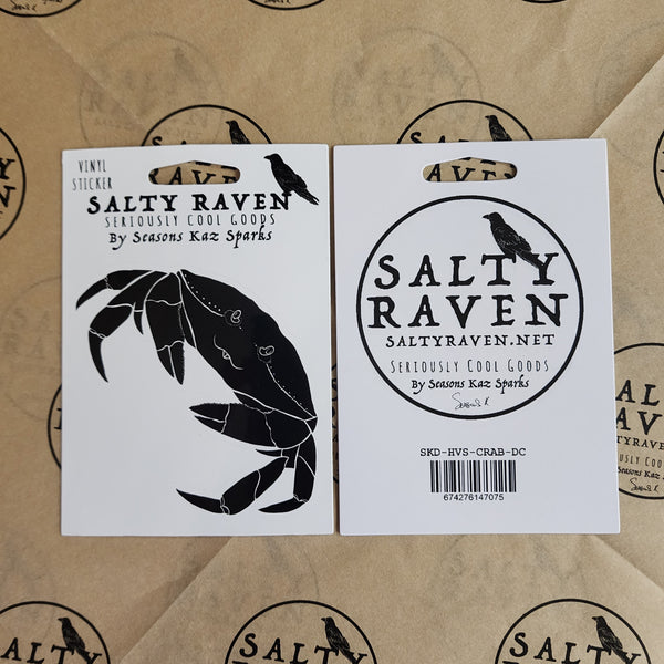 Crabby "Crab" HVS Vinyl Peel Away Sticker