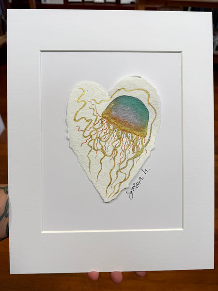 Jasmine Jelly  11x14  - Original Watercolor Paintings By Seasons Kaz Sparks