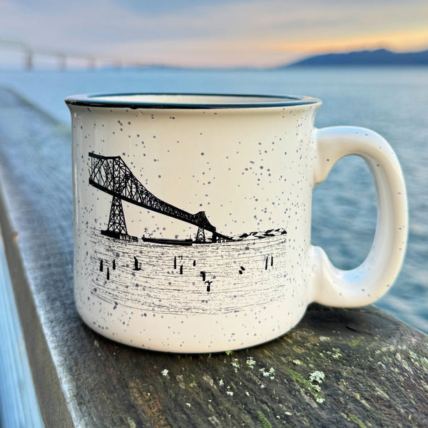 Gateway to the Sea White 15oz Ceramic Campfire Mug
