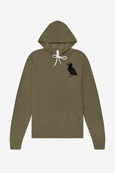Haystack Humpback Ultra Soft Pull Over Hoodie - Unisex Heather Olive