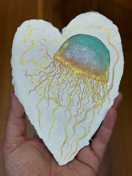 Jasmine Jelly  11x14  - Original Watercolor Paintings By Seasons Kaz Sparks