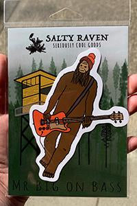 Mr Big On Bass Vinyl Stickers