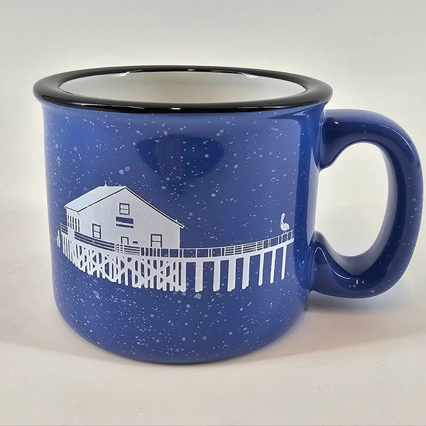 Boathouse Buddy *Limited Edition* Blue 15oz Ceramic Campfire Mug