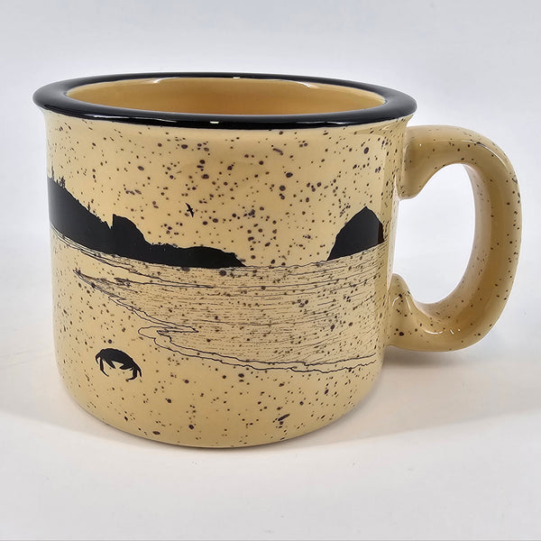 Crabby Beach Sand 15oz Ceramic Campfire Mug