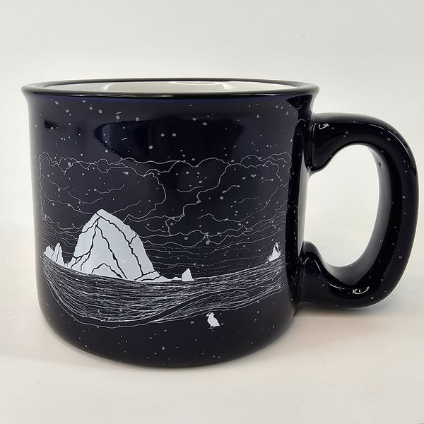 Haystack Humpback Cobalt Blue 15oz Ceramic Campfire Mug