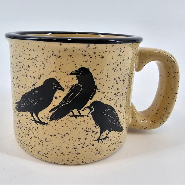 Raven's Chat Sand 15oz Ceramic Campfire Mug