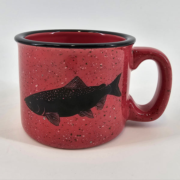 Salmon Coral 15oz Ceramic Campfire Mug