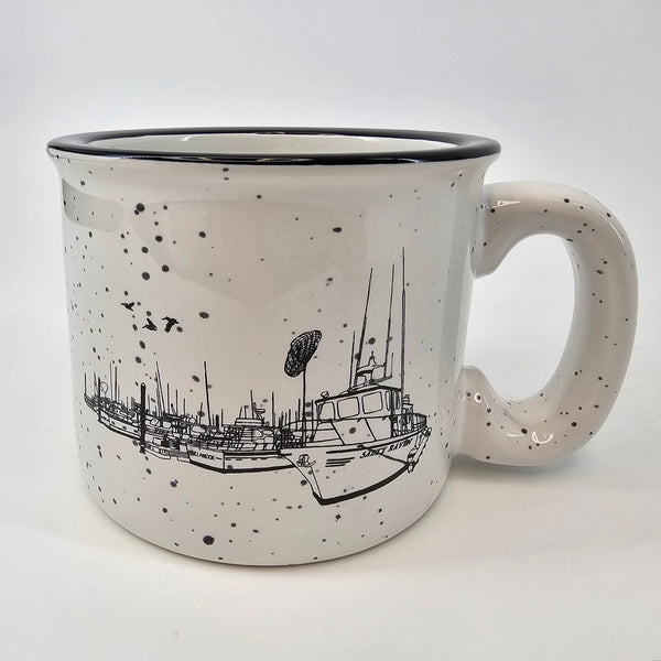 Salty Port White 15oz Ceramic Campfire Mug