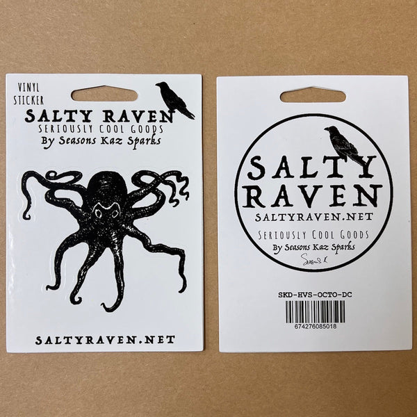 Octopus Kraken HVS Vinyl Peel Away Sticker