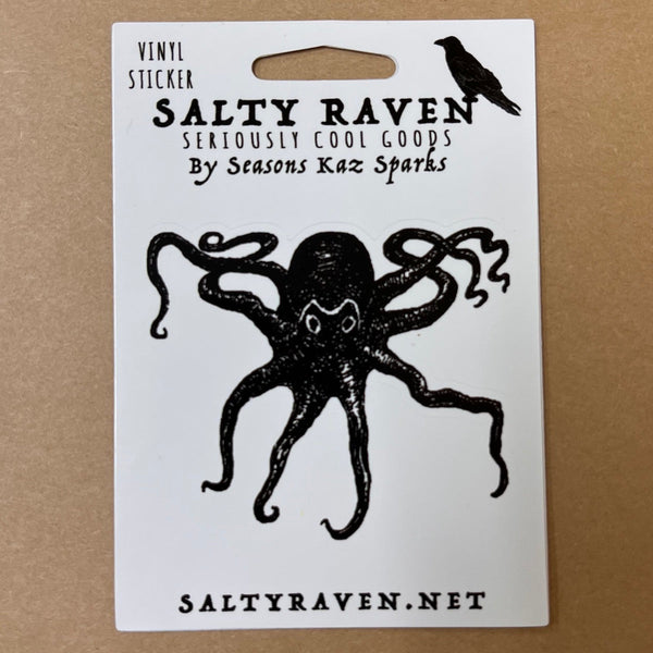 Octopus Kraken HVS Vinyl Peel Away Sticker