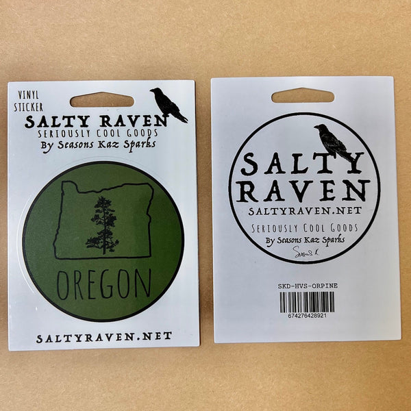 Oregon Pine  HVS Vinyl Peel Away Sticker
