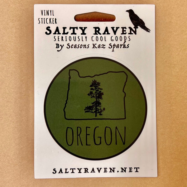 Oregon Pine  HVS Vinyl Peel Away Sticker
