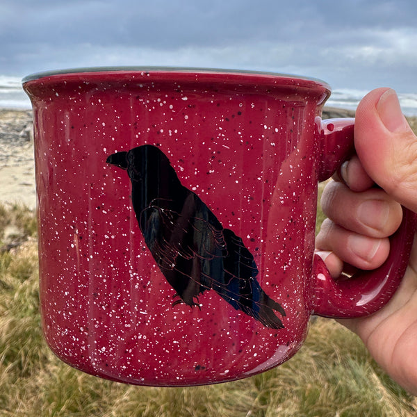 "All the Ravens" Boxed 15oz Ceramic Campfire Mug Glassware Set of 4