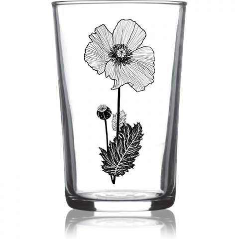 Flower Euro Wine 4 Pack Black Set
