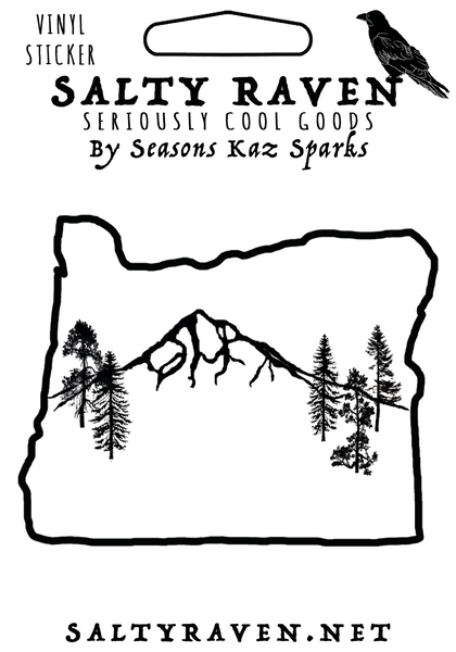 Mt Hood Oregon “Limited Edition” HVS Vinyl Peel Away Sticker