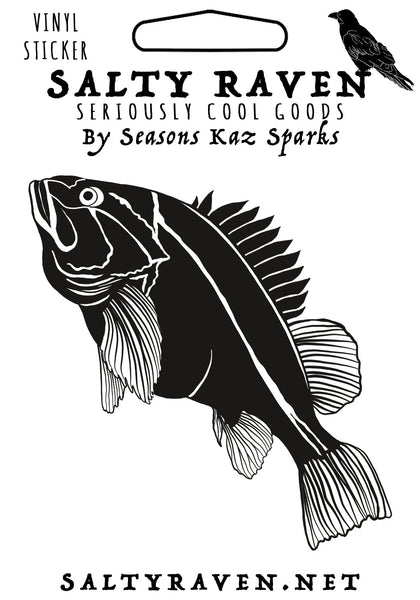 Rockfish HVS Vinyl Peel Away Sticker