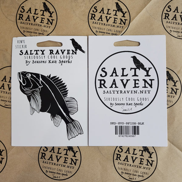 Rockfish HVS Vinyl Peel Away Sticker