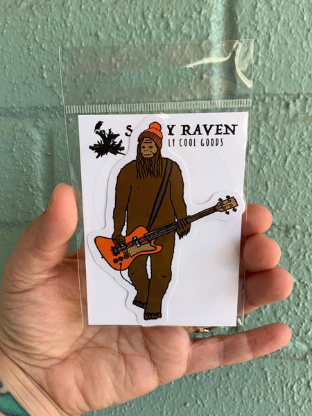 Mr Big On Bass Vinyl Stickers