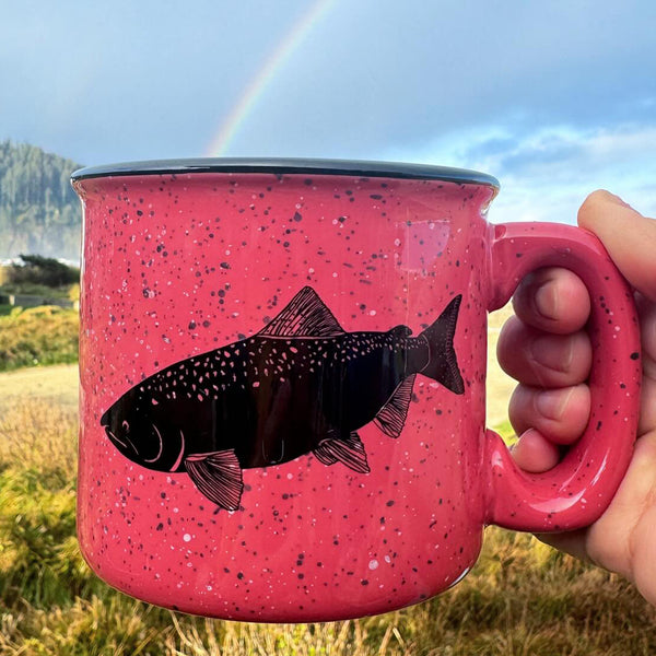 Salmon Coral 15oz Ceramic Campfire Mug
