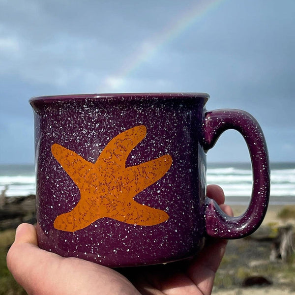 Sea Star Plum 15oz Ceramic Campfire Mug