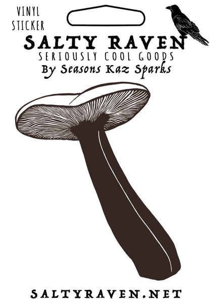 Shroom Mushroom HVS Vinyl Peel Away Sticker