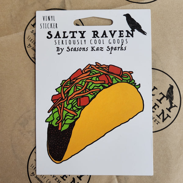 Taco *Limited Edition* HVS Vinyl Peel Away Sticker