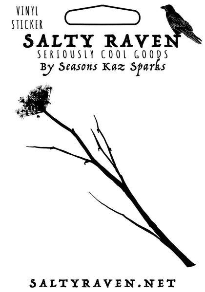 Botanical HVS Vinyl Peel Away Sticker
