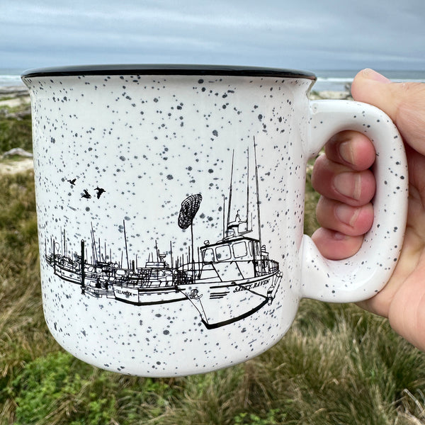 Salty Port White 15oz Ceramic Campfire Mug