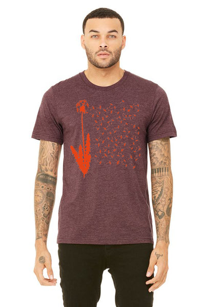 1000 Wishes T-Shirt - Unisex Heather Maroon