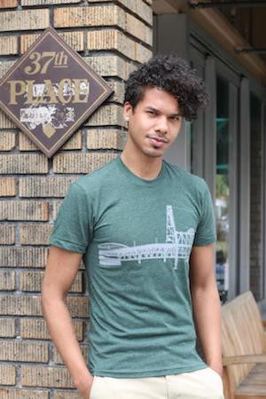 Portland Bridges *Limited Edition* T-Shirt - Unisex Heather Forest