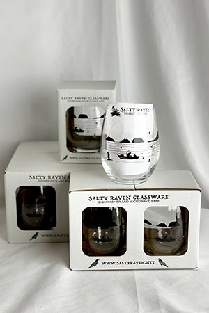 Bay Bounty Stemless Wine Glass