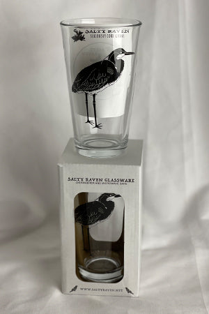 Blue Heron Pint Glass