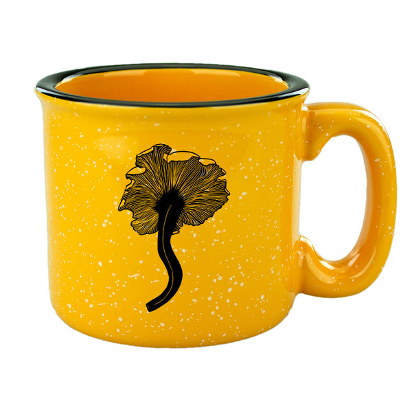 Chanterelle Mushroom Yellow 15oz Ceramic Campfire Mug