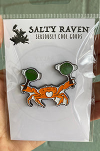 Crabarita Enamel Lapel Pin