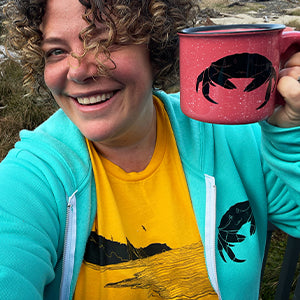 Crabby Beach *Limited Edition* Ultra Soft Zip up Hoodie - Unisex Teal