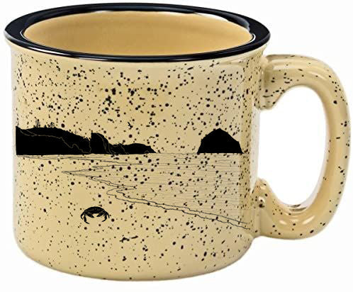 Crabby Beach Sand 15oz Ceramic Campfire Mug