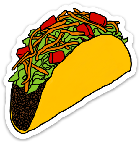 Taco *Limited Edition* Die Cut Vinyl Stickers