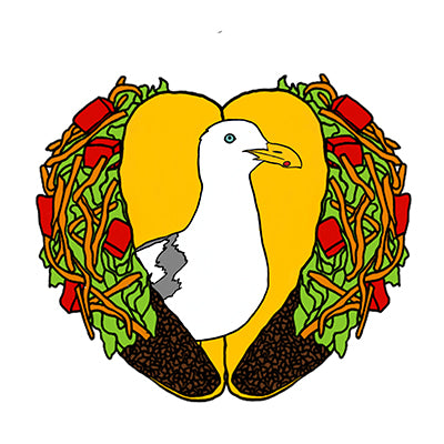 Gerry Loves Tacos Iron-On-Patch