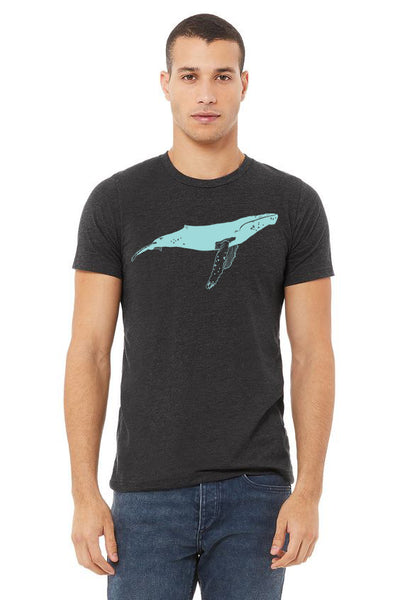 Humpback Whale “Limited Edition” T-Shirt - Unisex Dark Grey Heather