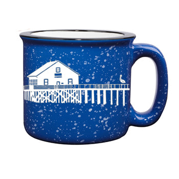 Boathouse Buddy *Limited Edition* Blue 15oz Ceramic Campfire Mug