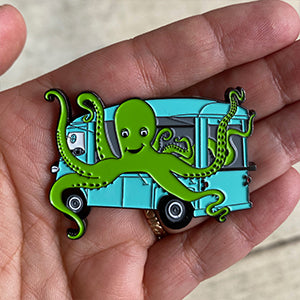 Octo Taco Kraken Lapel Pin